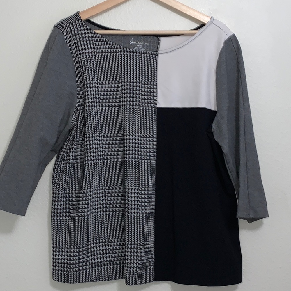 Lane Bryant Blouse 3/4 sleeve size 14/16 EUC
